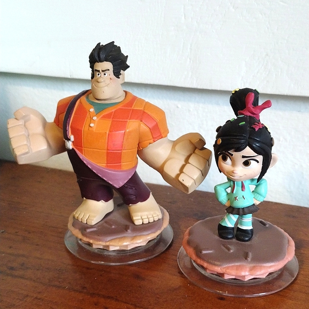 Ralph and princess Penelope disney Infinity  models